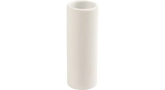 Vase, H: 11 cm. Hvid. Klar til dekoration