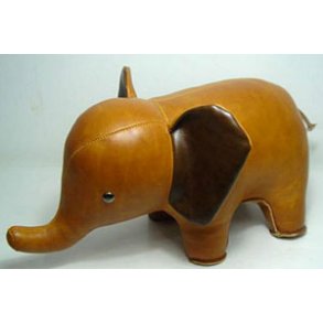 Zny Elefant. BRUN. Drstopper dyr, bogsttte. FRAGTFRI