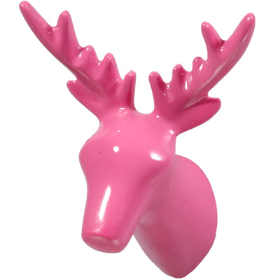 Billede af Dear Deer Knage, pink/lyserød