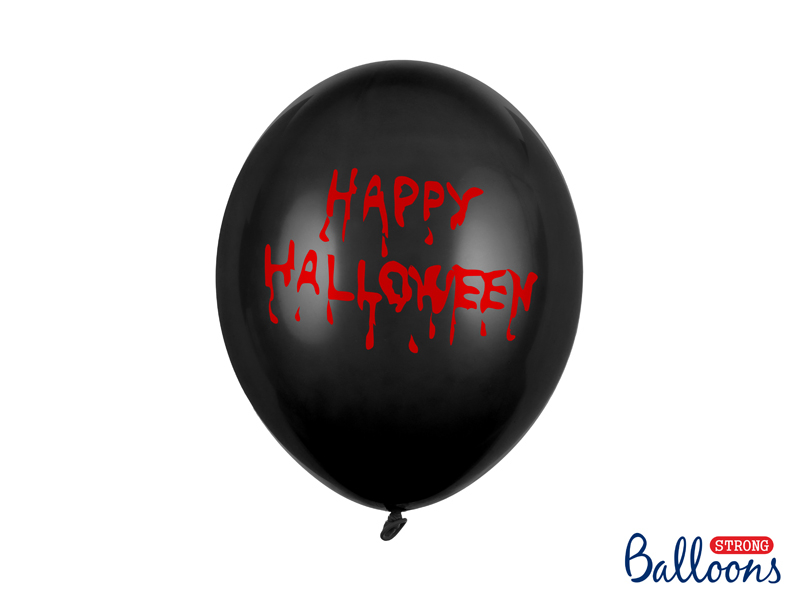Happy Halloween balloner. 6 stk