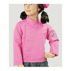 Kokkejakke (str 128/134), PINK, b�rn. Chaud Devant