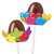 Heart and Stars POP CAKES WRAPS, 8 stk