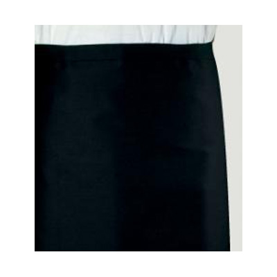 Billede af Kokke/tjener forklæde, langt sort. Chaud Devant