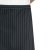 Kokke/tjener forklæde, langt sort m. grå striber. Chaud Devant