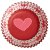 Valentine Muffinforme i papir. Ensfarvet og hjerte
