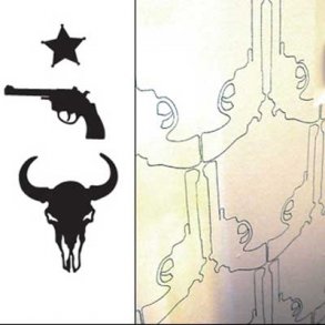 Make up the wall med western