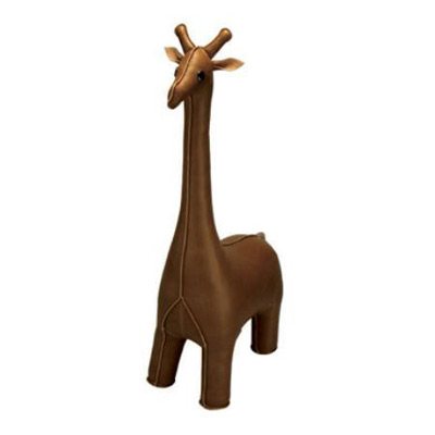 Züny Giraf. Mørkebrun. Bogstøtte, dørstopper, pynt.FRAGTFRI