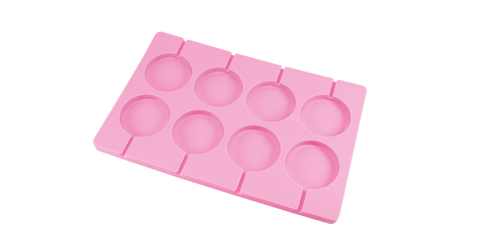 Silikone slikkepindeform. 8 stk. Ø 5 cm